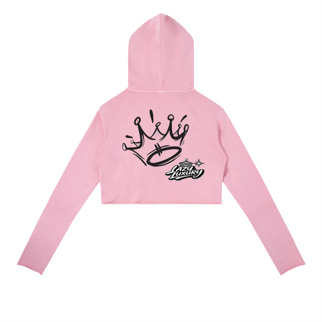 Vintage Washed Raw Edge Hoodie