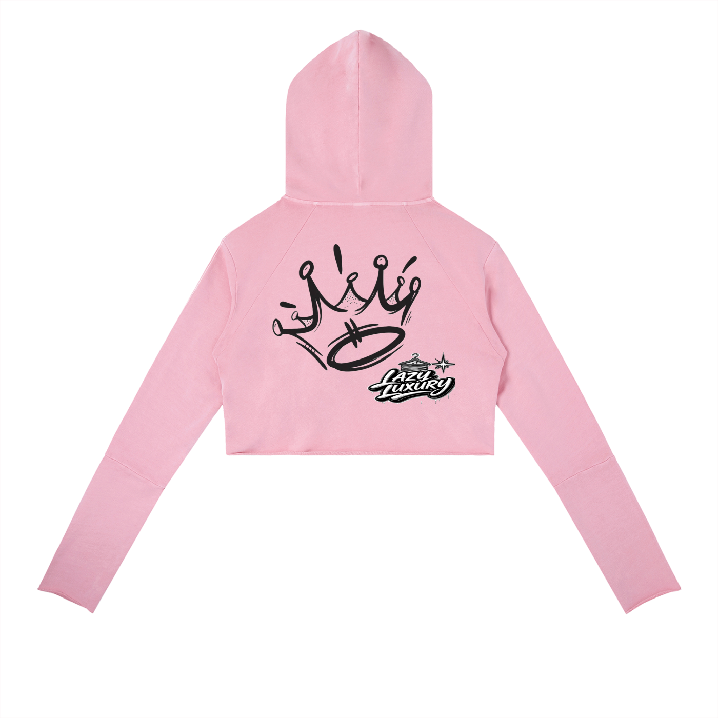 Vintage Washed Raw Edge Hoodie